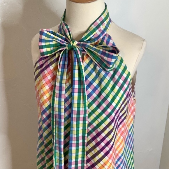 J crew halter sleeveless summer shift dress SZ 6 - Picture 5 of 16